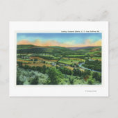 Uitzicht Sullivan Mountain van de stad Briefkaart (Voorkant)