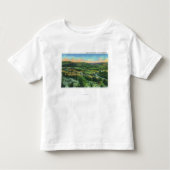 Uitzicht Sullivan Mountain van de stad Kinder Shirts (Voorkant)