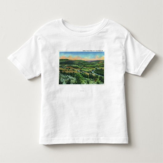 Uitzicht Sullivan Mountain van de stad Kinder Shirts (Voorkant)