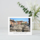 Uitzicht Swayambhunath Briefkaart (Staand voorkant)