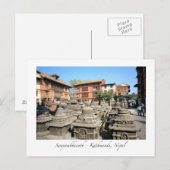 Uitzicht Swayambhunath Briefkaart (Voorkant / Achterkant)