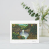 Uitzicht Taughannock-Herfsten, 215 feet hoog Briefkaart (Staand voorkant)