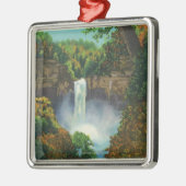 Uitzicht Taughannock-Herfsten, 215 feet hoog Metalen Ornament (Links)