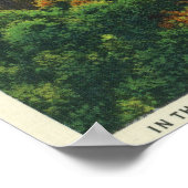 Uitzicht Taughannock-Herfsten, 215 feet hoog Poster (Hoek)