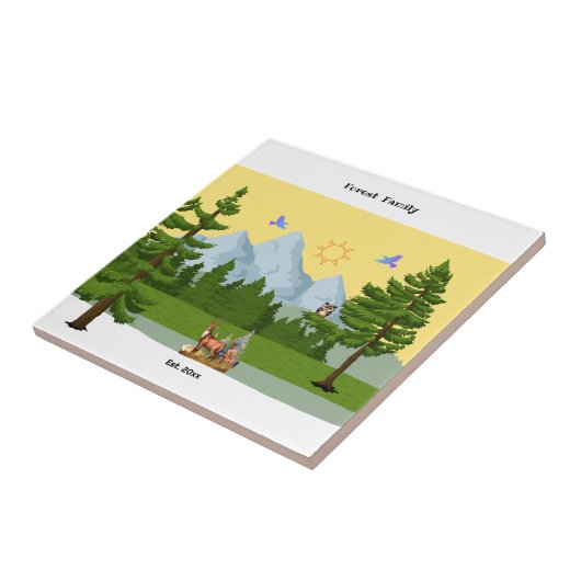 Uitzicht Tegeltje (Zijkant)