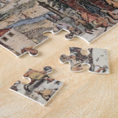 Uitzicht ten noorden van Wenen met het Schlos Hern Legpuzzel (Zijkant)