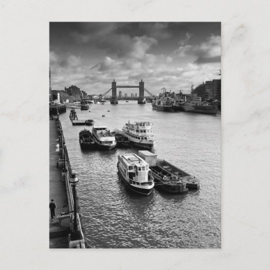 Uitzicht Thames Briefkaart (Voorkant)