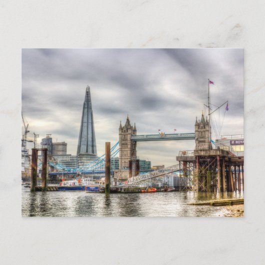 Uitzicht Thames Briefkaart (Voorkant)