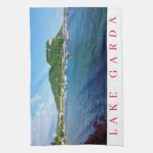 Uitzicht-theedoek van het meer Garda Theedoek (Verticaal)