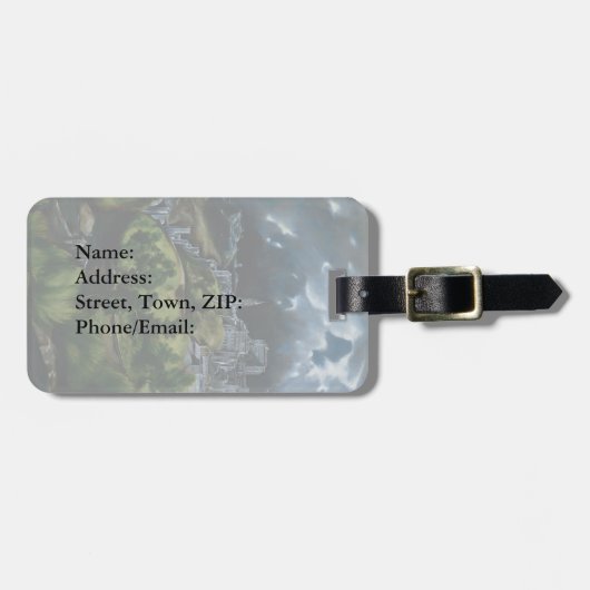 Uitzicht Toledo van El Greco Bagagelabel (Voorkant horizontaal)