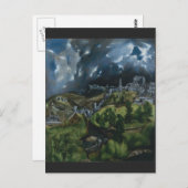 Uitzicht Toledo van El Greco Briefkaart (Voorkant / Achterkant)