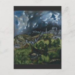 Uitzicht Toledo van El Greco Briefkaart
