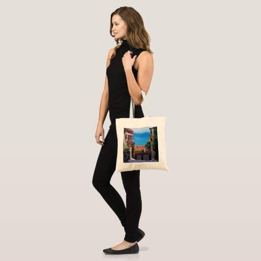 Uitzicht Toscane Coastal Tote Bag (Voorkant (model))