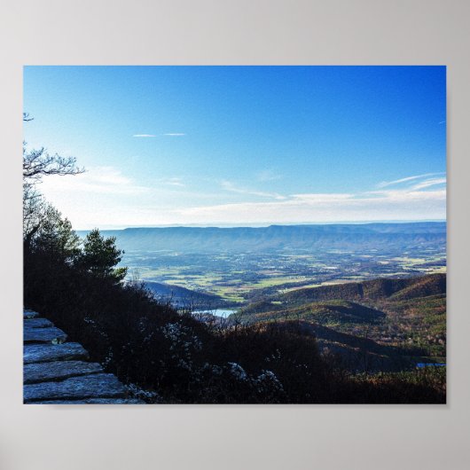 Uitzicht Trappen Poster (Voorkant)