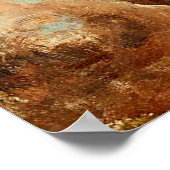 Uitzicht Trees Rocks Mountain Poster (Hoek)