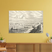 Uitzicht Tripoli Canvas Afdruk (Insitu (Woonkamer))