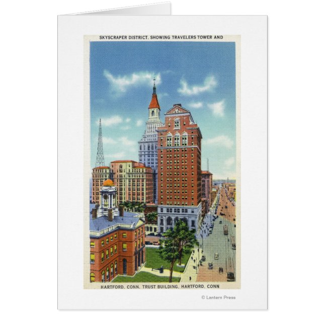 Uitzicht Trust Bldg en Travelers Tower (Voorkant)