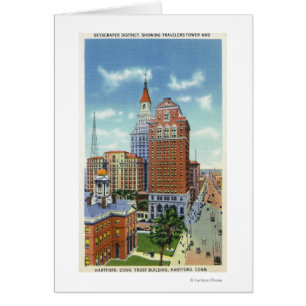 Uitzicht Trust Bldg en Travelers Tower