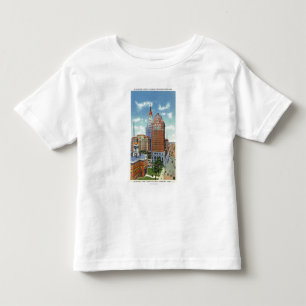 Uitzicht Trust Bldg en Travelers Tower Kinder Shirts