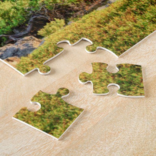 Uitzicht Tulum Ruins, God of Winds Temple, Mexico Legpuzzel (Zijkant)