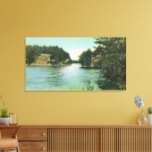 Uitzicht tussen de eilanden canvas afdruk (Insitu (Woonkamer))