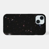 Uitzicht tussen de Vissen & Andromeda Constellatio iPhone 15 Case (Achterkant horizontaal)