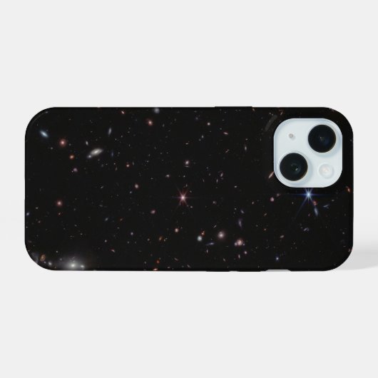 Uitzicht tussen de Vissen & Andromeda Constellatio iPhone 15 Case (Achterkant horizontaal)