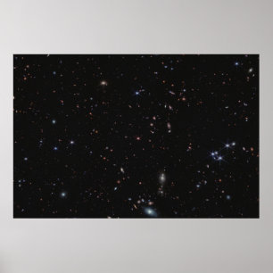 Uitzicht tussen de Vissen & Andromeda Constellatio Poster