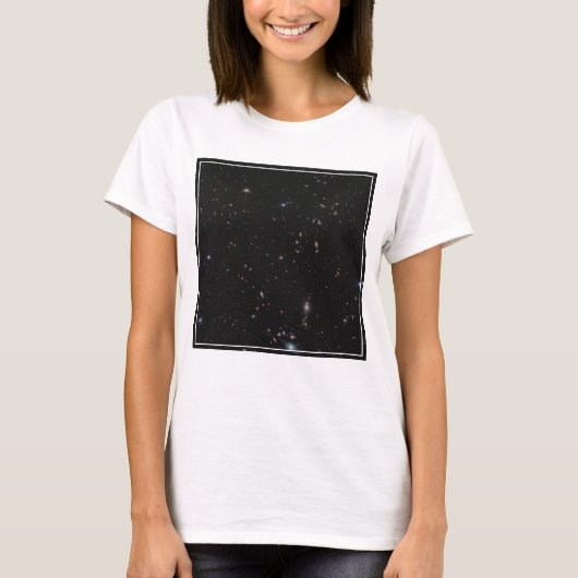 Uitzicht tussen de Vissen & Andromeda Constellatio T-shirt (Voorkant)