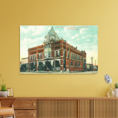 Uitzicht tussen Meridian en Stewart Street Canvas Afdruk (Insitu (Woonkamer))