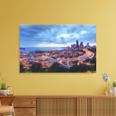 Uitzicht uit Beacon Hill, Pacific Med Center Canvas Afdruk (Insitu (Woonkamer))