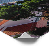 Uitzicht uit Brela, Kroatië Poster (Hoek)