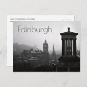 Uitzicht uit Calton Hill, Edinburgh, Schotland Briefkaart (Voorkant / Achterkant)