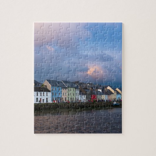 Uitzicht uit Claddagh van The Long Walk en Old Qua Legpuzzel (Verticaal)