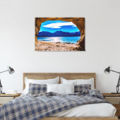 Uitzicht uit de grot canvas afdruk (Insitu (Slaapkamer))