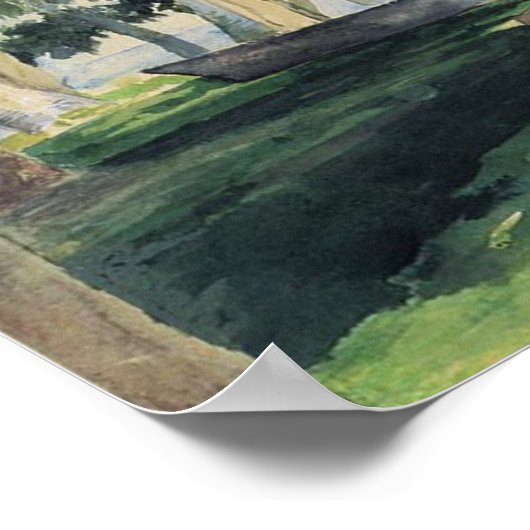 'Uitzicht uit de hand' - John LaFarge print (Hoek)