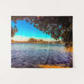 Uitzicht uit de lagune wandkleed (Voorkant (horizontaal))