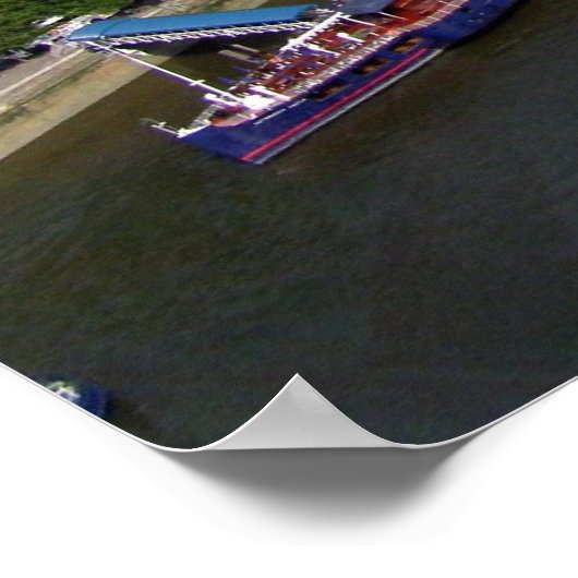 Uitzicht uit de London Eye Poster (Hoek)