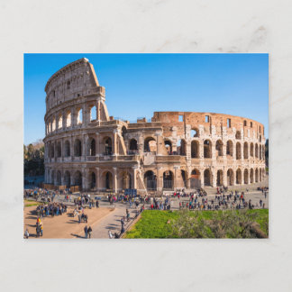 Uitzicht uit de lucht Colosseum of Coliseum Rome I Briefkaart