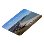 Uitzicht uit de lucht, Mers-le-Bains, Frankrijk Magneet (Linkerzijde)