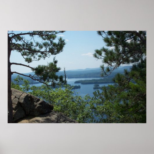 Uitzicht uit de Rattlesnake Mountain Poster (Voorkant)