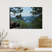 Uitzicht uit de Rattlesnake Mountain Poster (Keuken)
