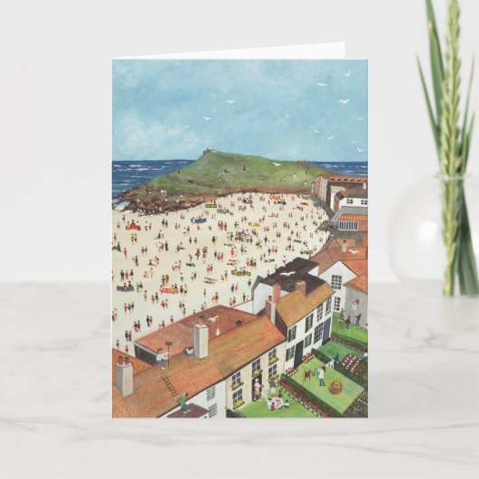 Uitzicht uit de Tate Gallery St. Ives Feestdagen Kaart (Voorkant)