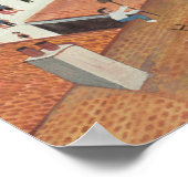 Uitzicht uit de Tate Gallery St. Ives Poster (Hoek)