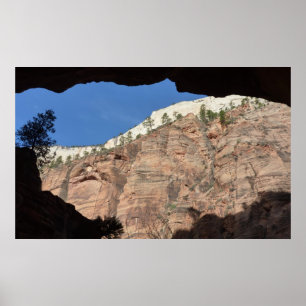 Uitzicht uit Devil's trap in Zion National Park Poster