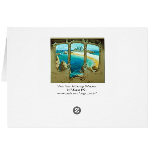 UITZICHT UIT EEN CARRIAGE-VENSTER (Achterkant Horizontaal)