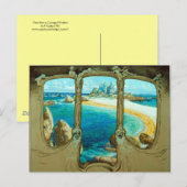 UITZICHT UIT EEN CARRIAGE-VENSTER BRIEFKAART (Voorkant / Achterkant)