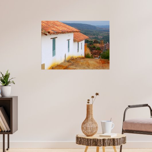 Uitzicht uit een Poster op een Hill (Woonkamer 3)