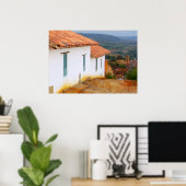 Uitzicht uit een Poster op een Hill (Thuiskantoor)