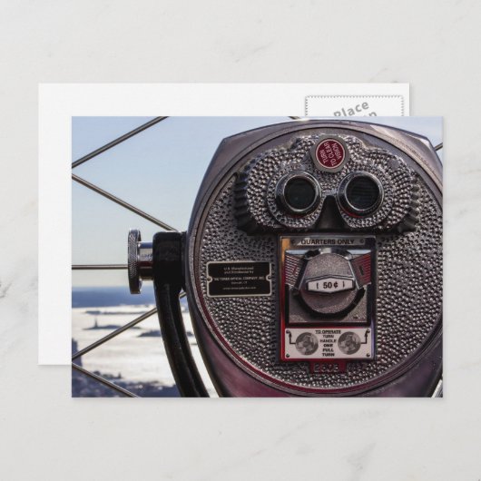 Uitzicht uit Empire State Building, NYC Briefkaart (Voorkant / Achterkant)